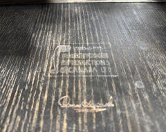 Charles Rennie Mackintosh Style Stained Oak Armchair, Argyle Street Tea Room