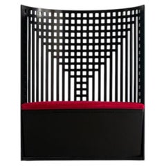 Charles Rennie Mackintosh Willow 1 Armchair in Black Ash and Velvet, Cassina