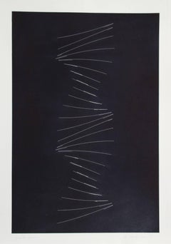 Jupiter 1950 - 1974, Minimalist Etching by Charles Ross