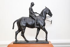 Bronze Polo Player John Fell by Charles Rumsey