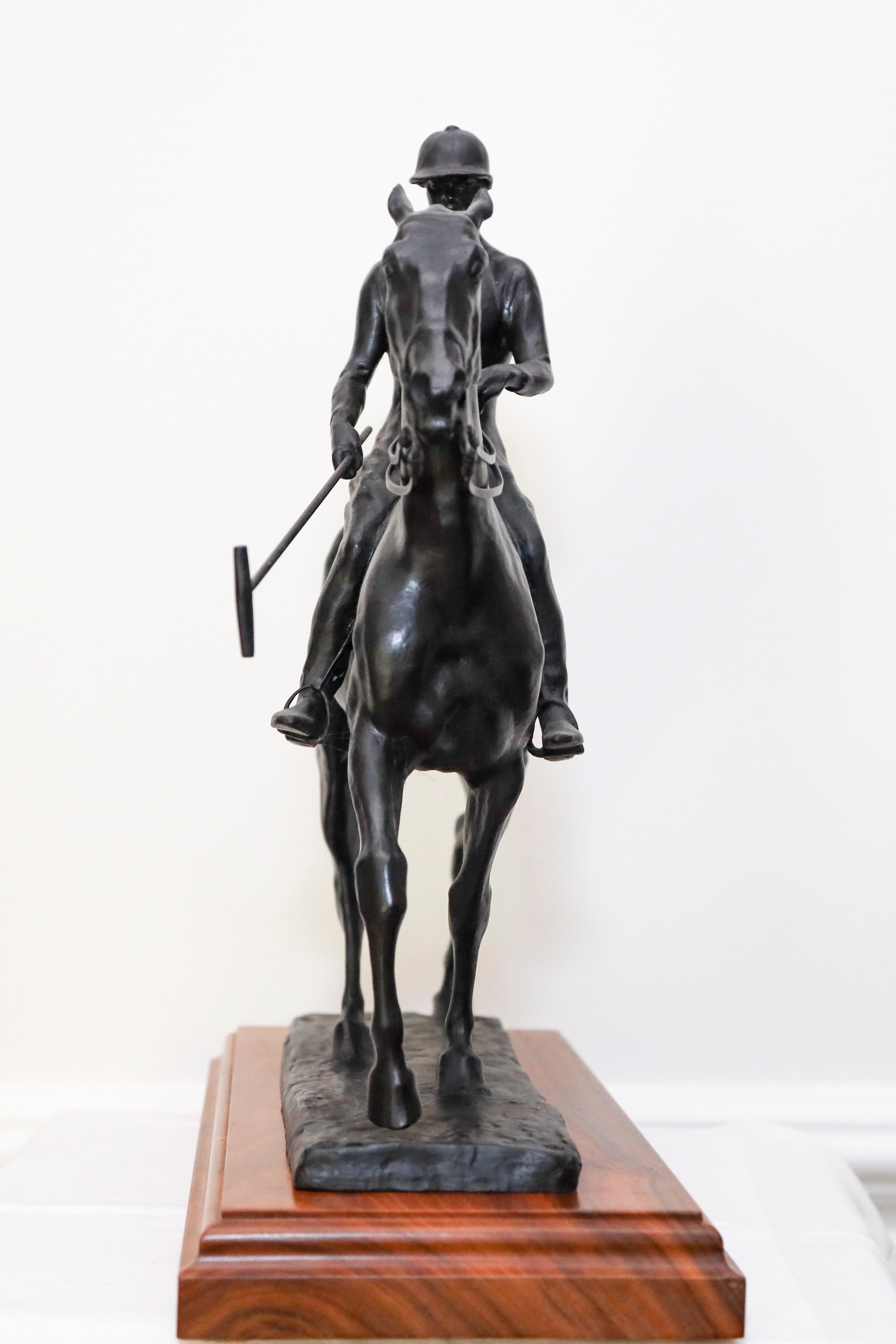 Bronze-Polospieler John Fell von Charles Rumsey im Angebot 2