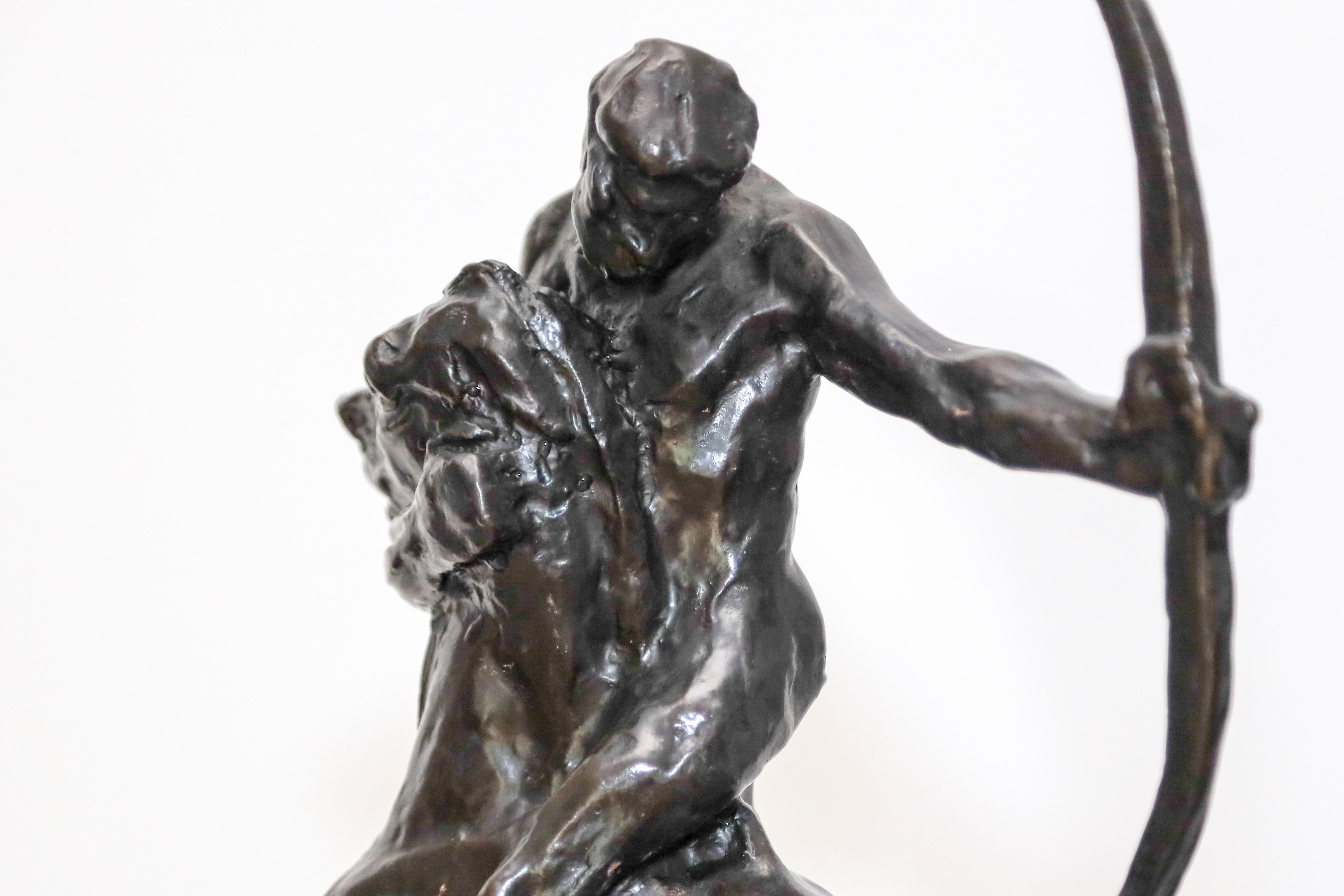 Zentaur Bronze-Skulptur  (Amerikanische Moderne), Sculpture, von Charles Rumsey