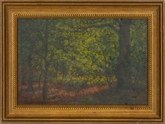 Used Charles S. Meacham (1860-1940) - Early 20th Century Oil, Spring Leaves