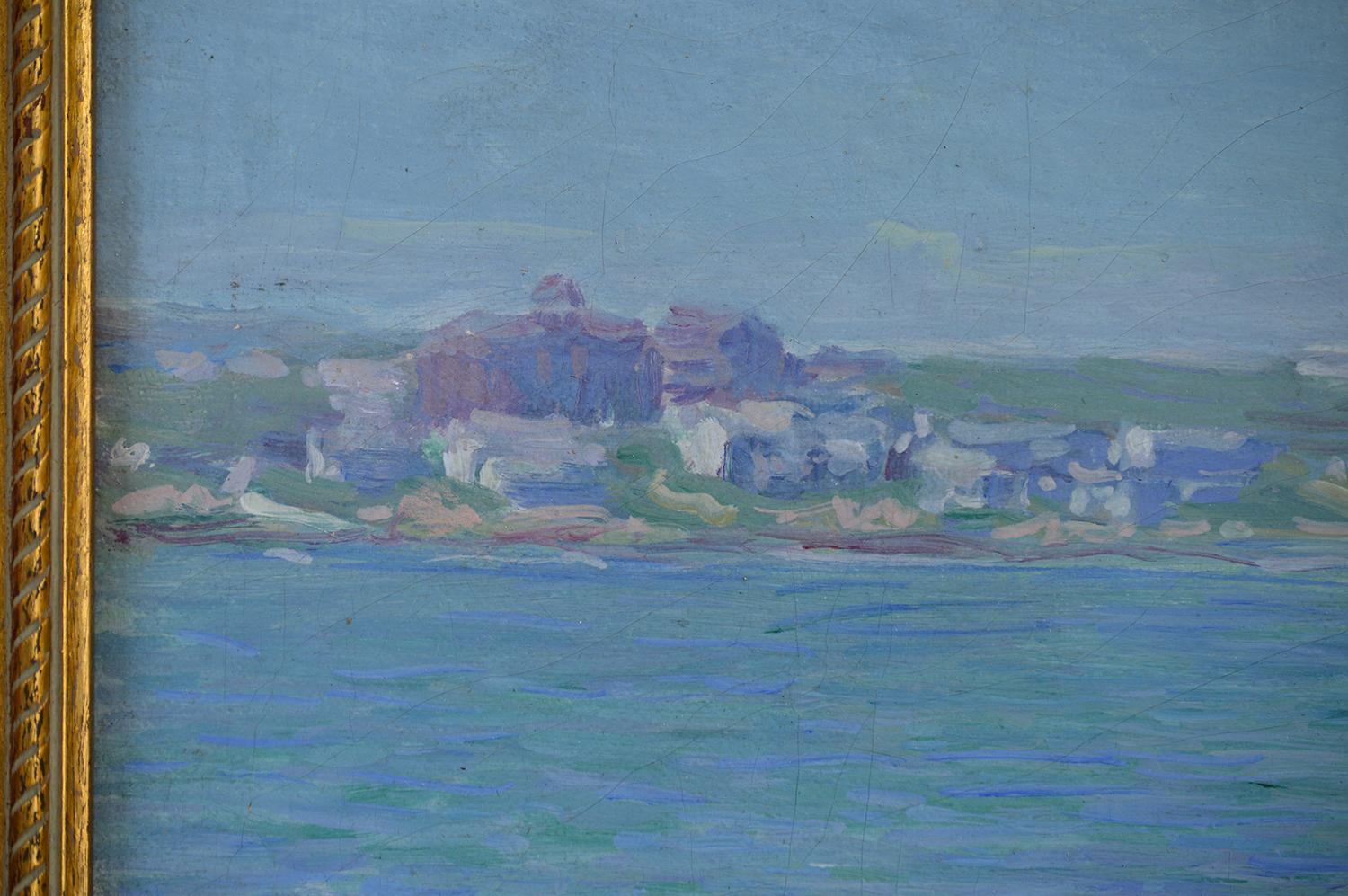 Rockport Harbor - American Impressionist Painting by Charles Salis Kaelin