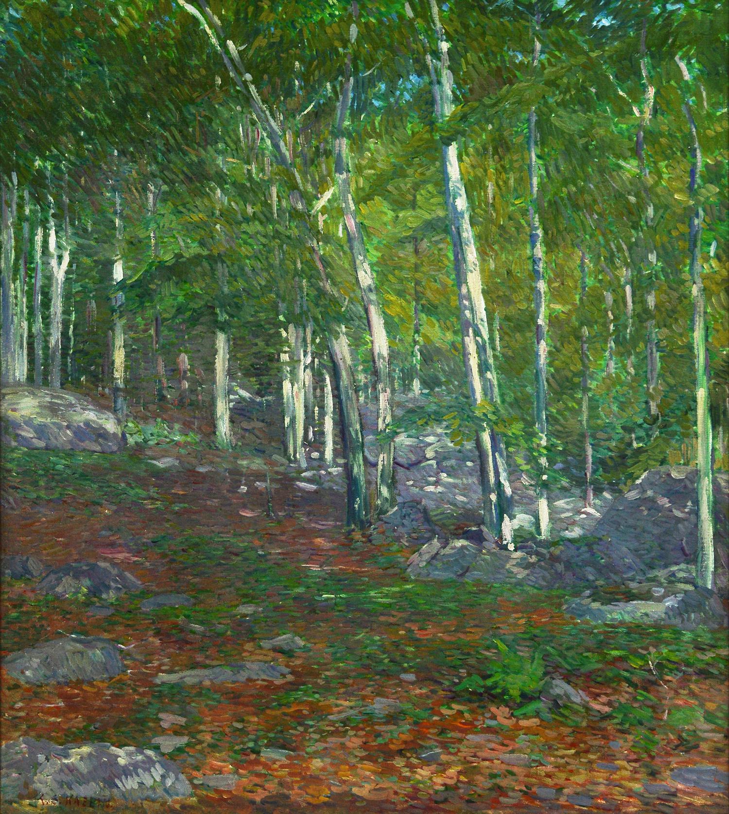 Summer- Kaelin's Woods - Painting by Charles Salis Kaelin