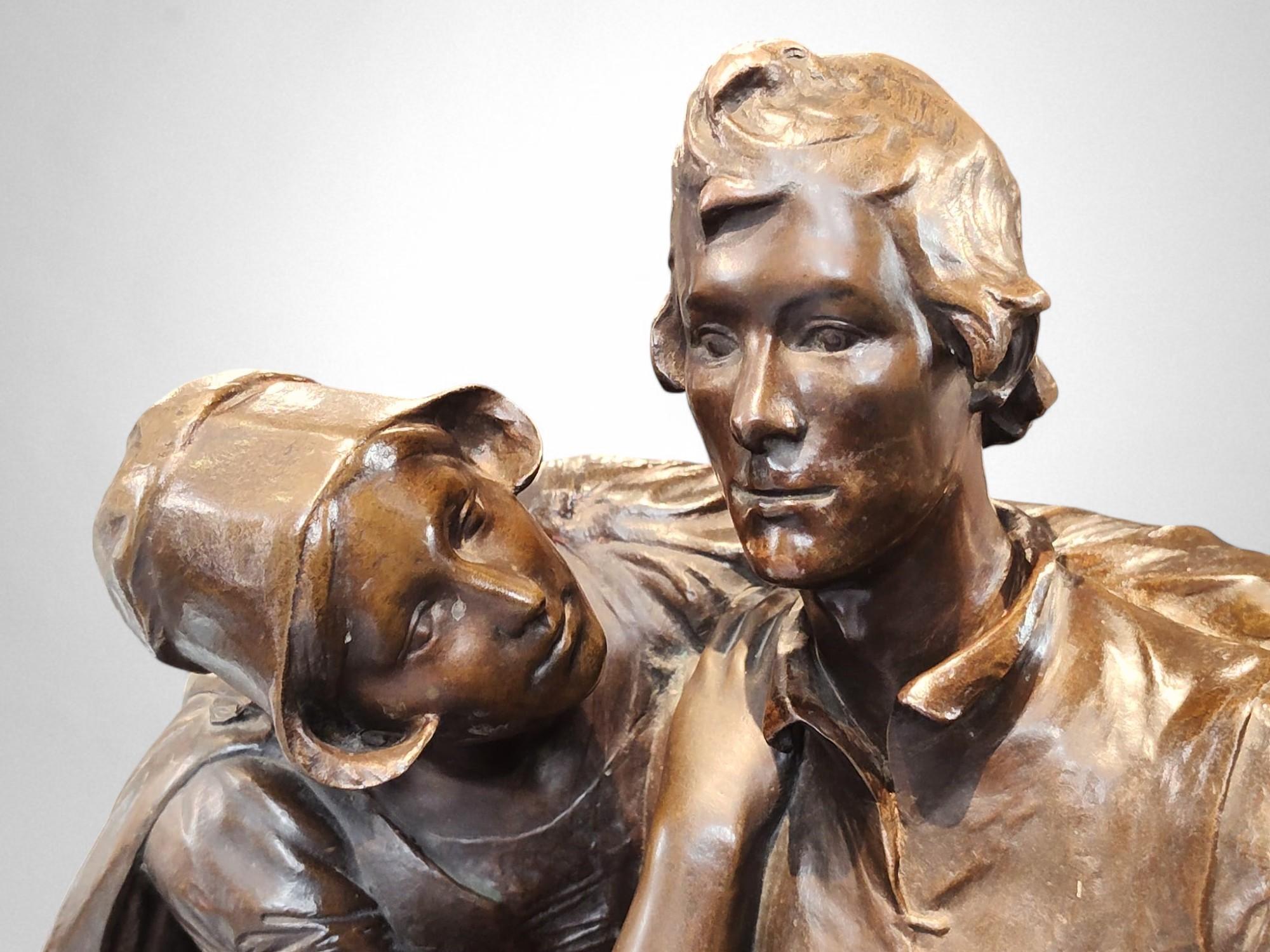 The Ulenspiegel et Nele - Réduction du monument à Charles De Coster en vente 12