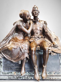 Thyl Ulenspiegel et Nele – Reduction of the Monument to Charles De Coster