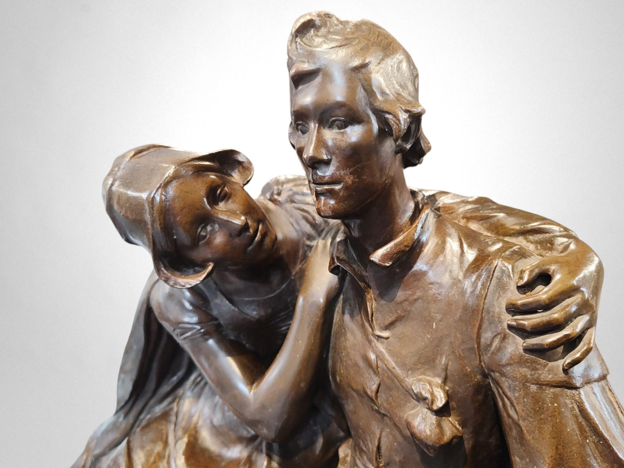 The Ulenspiegel et Nele - Réduction du monument à Charles De Coster en vente 2