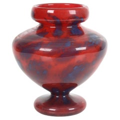 Charles Schneider (1881 - 1953) Art Glass Vase