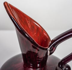 Charles Schneider Internally Decorated Glass Jug