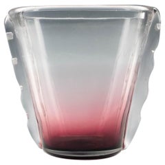 Charles Schneider Art Deco Bourrelets, Vaso c1930