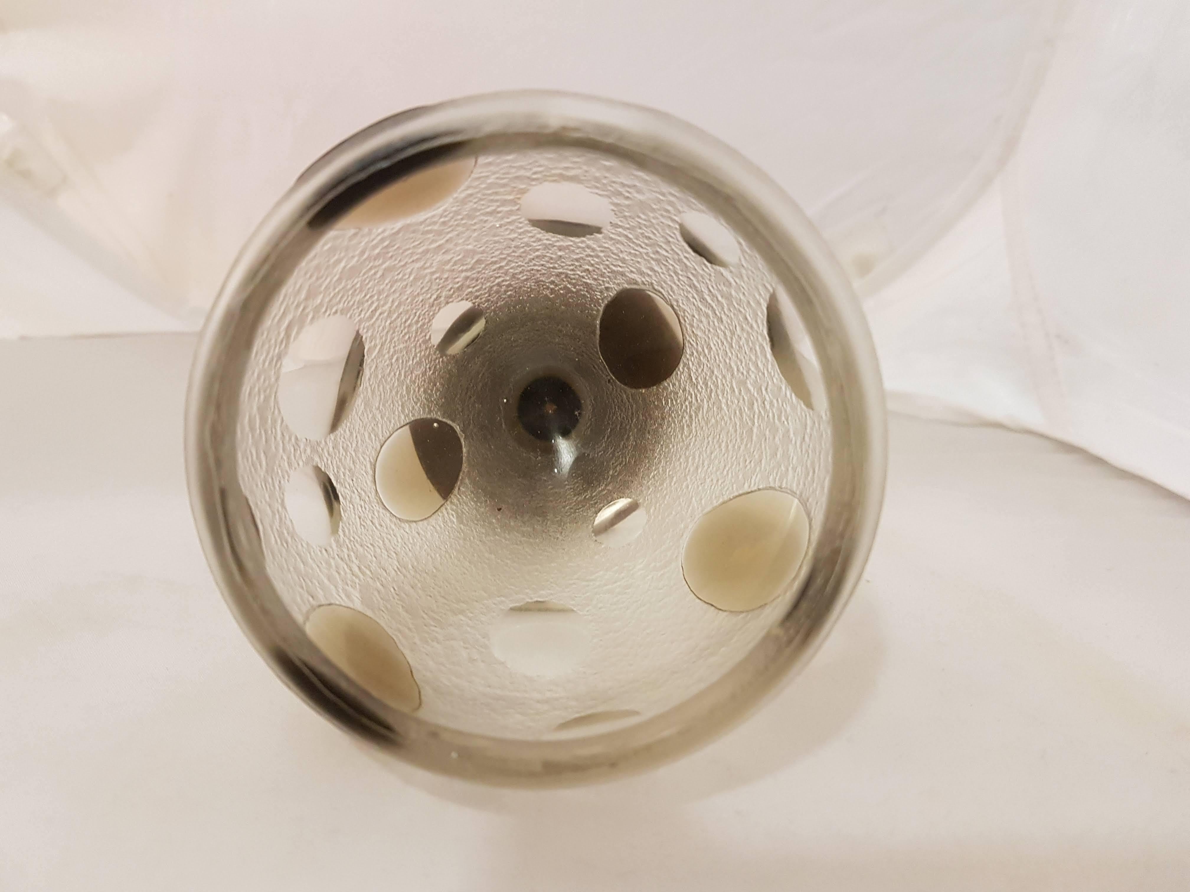 Charles Schneider Art Deco Glass Vase With Smoked Details 1