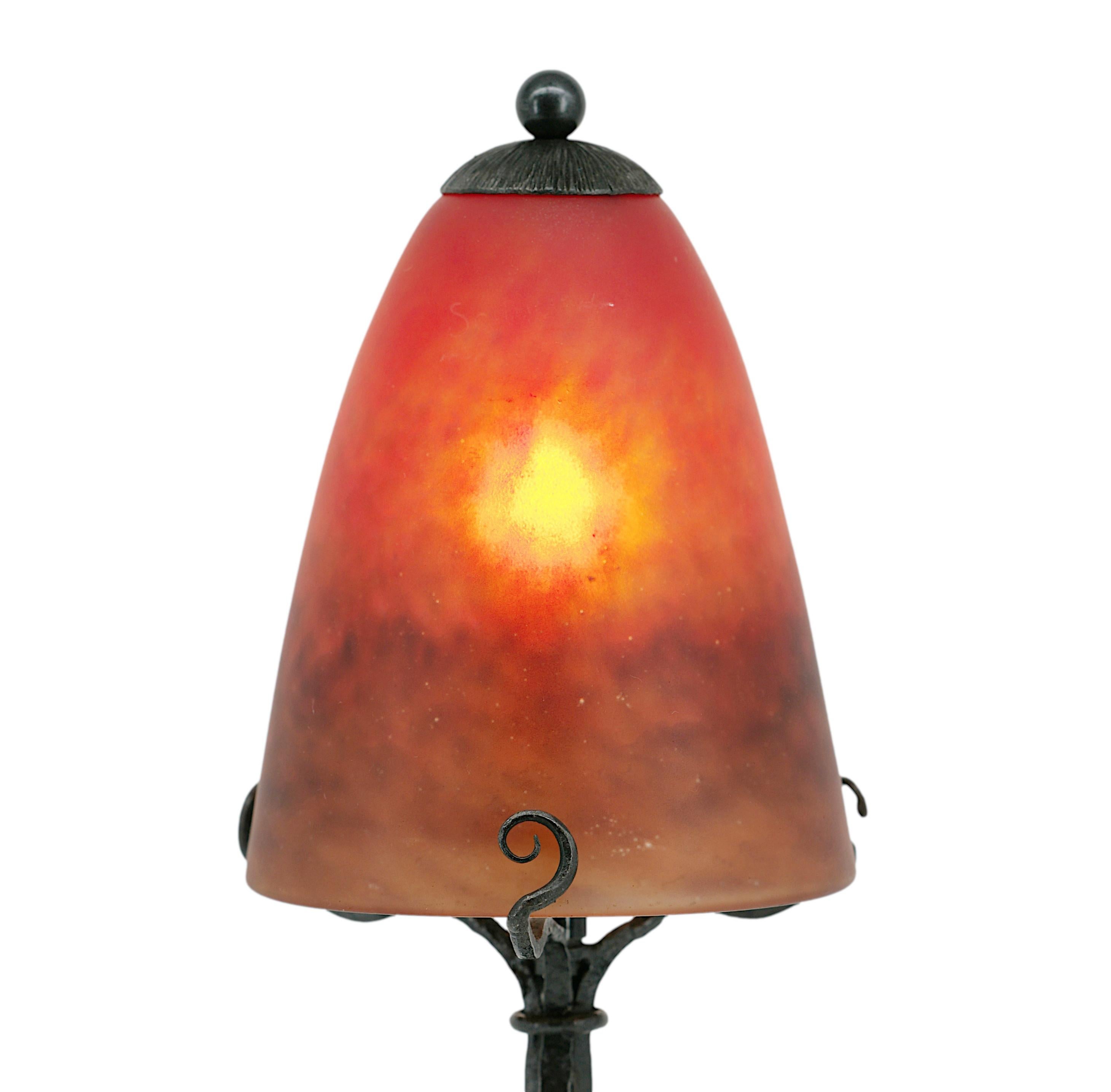 Lámpara Art Déco Charles Schneider, 1920 Art Decó en venta