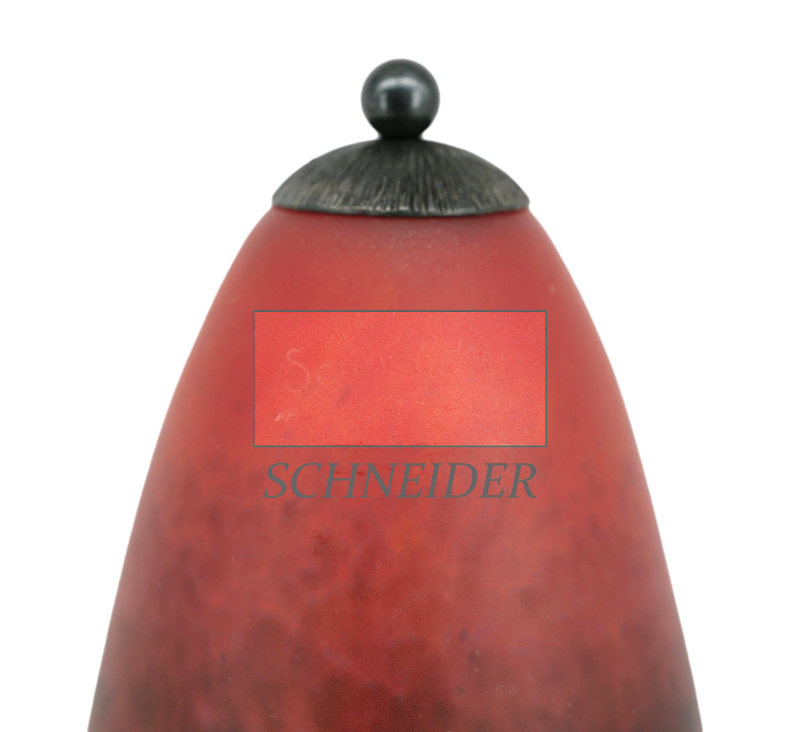 Lámpara Art Déco Charles Schneider, 1920 en venta 1