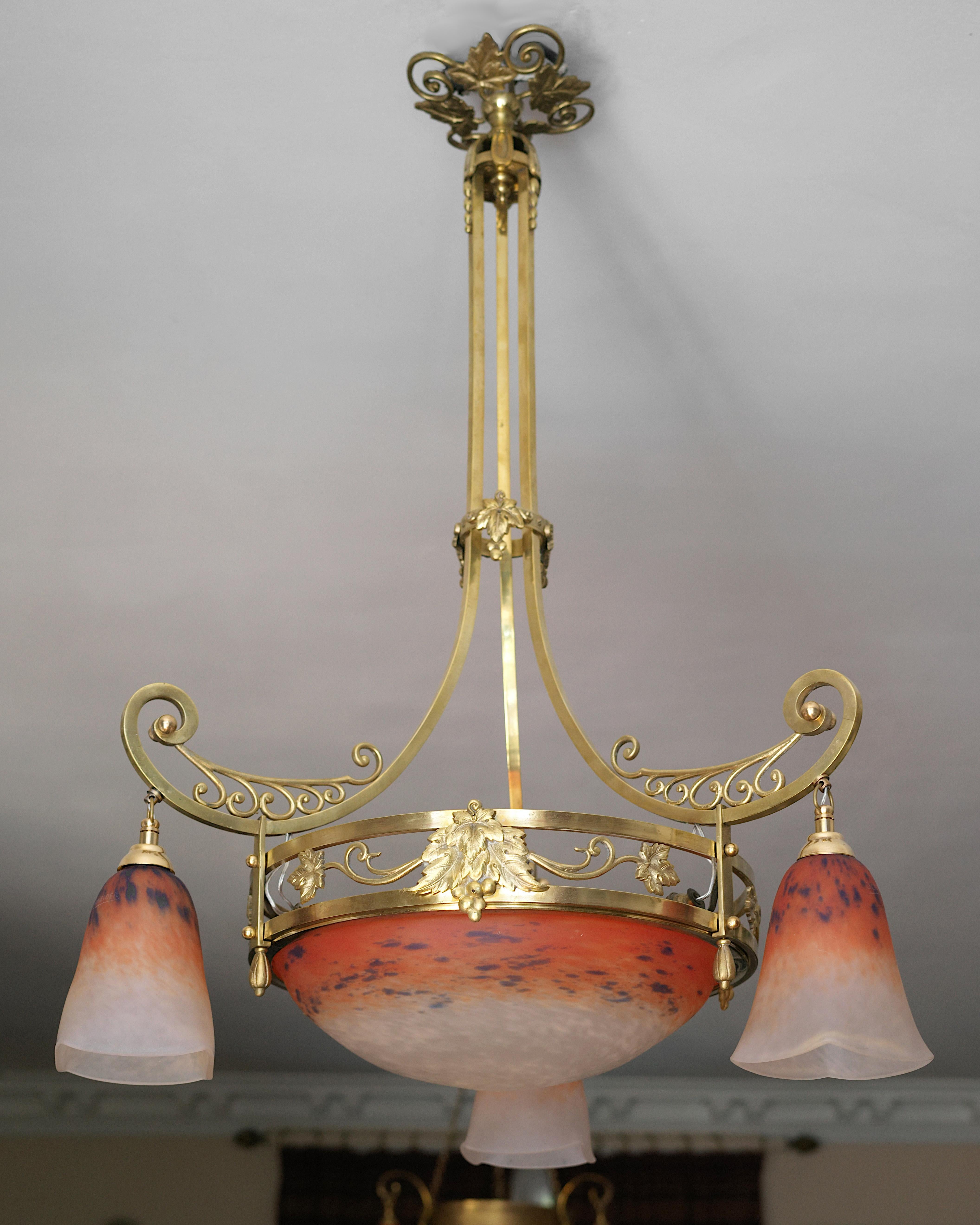 Charles Schneider, Lámpara francesa Art Déco, 1920 en venta 4