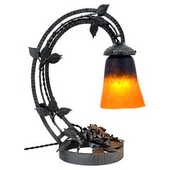 Charles Schneider, French Art Deco Lamp, 1910s