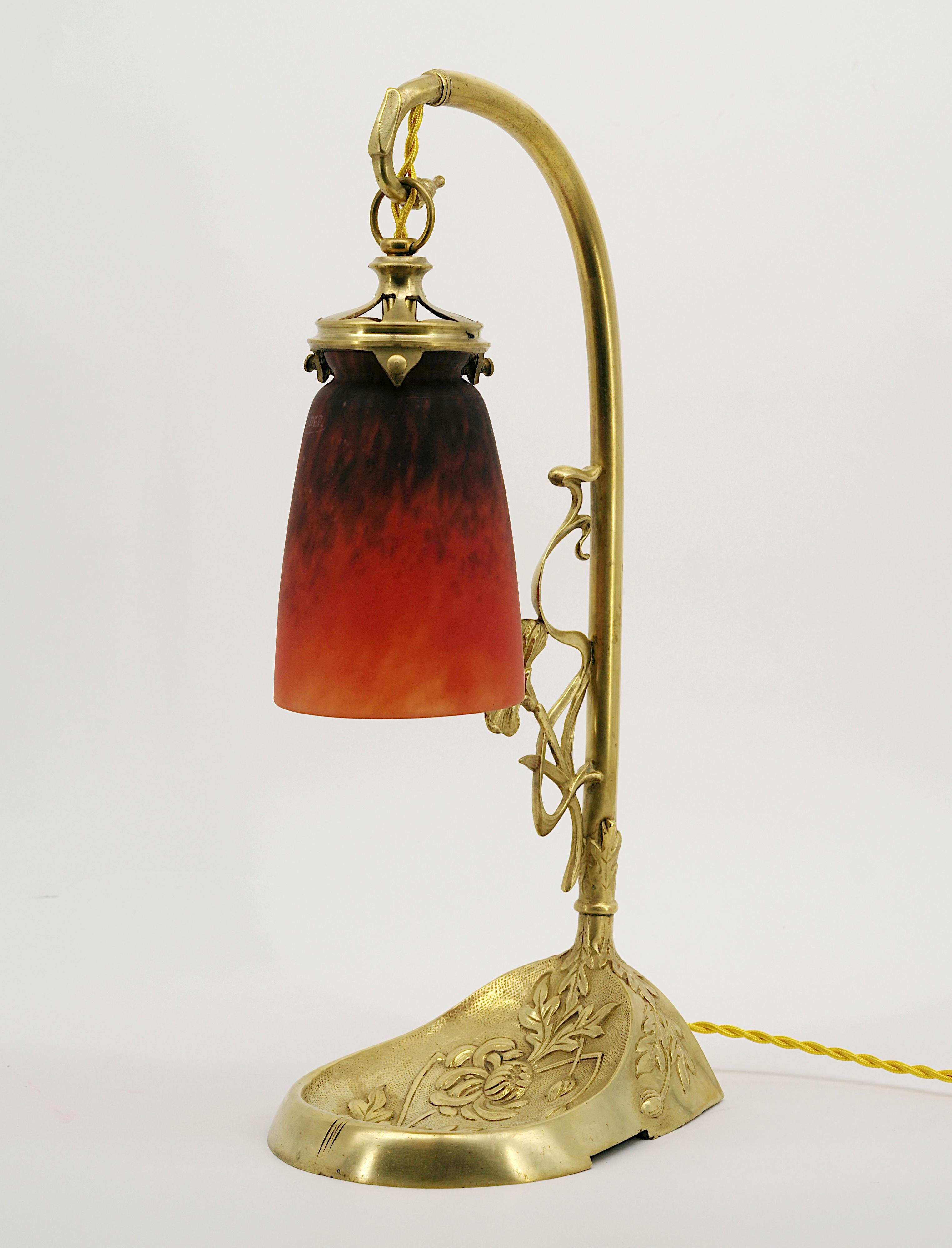 Charles Schneider French Art Deco Lamp, 1924-1928 6