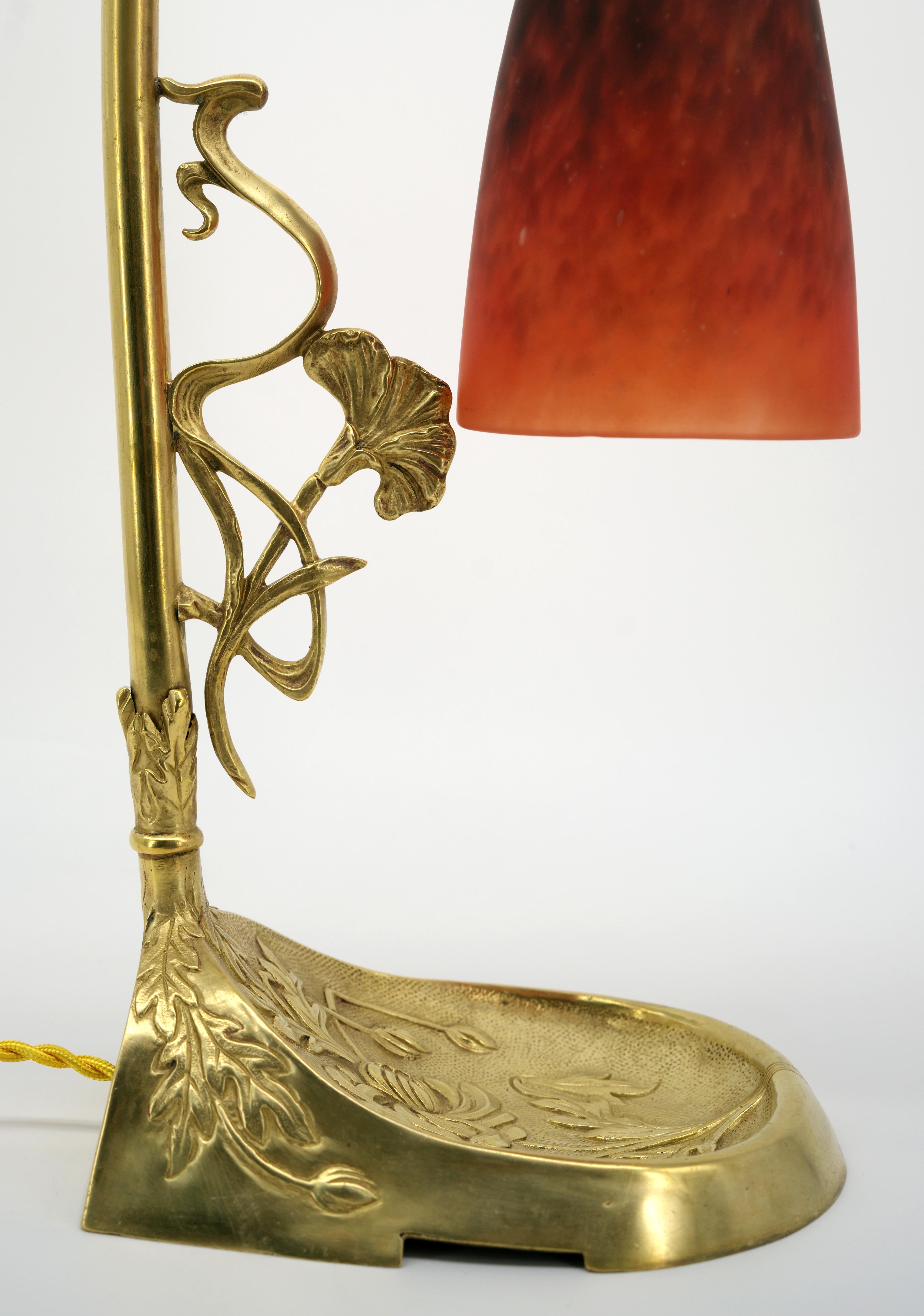 Charles Schneider French Art Deco Lamp, 1924-1928 3