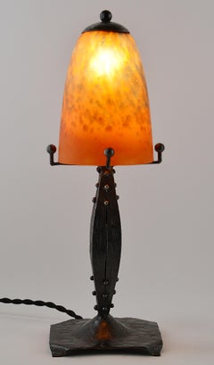 Charles Schneider French Art Deco Pair of Table Lamps, 1924-1928