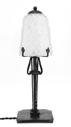 Charles Schneider French Art Deco Table Lamp, 1920s