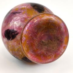 Charles Schneider “Jade” Vase - Rare Multilayered Art Deco Glass, c. 1920s