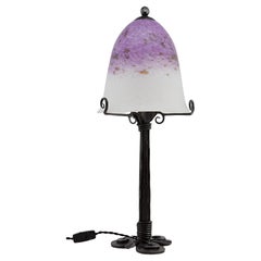 Charles Schneider Large French Art Deco Table Lamp 1920