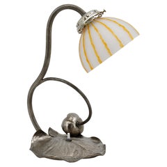 Charles Schneider Le Verre Français Art Deco Desk / Table Lamp, 1919