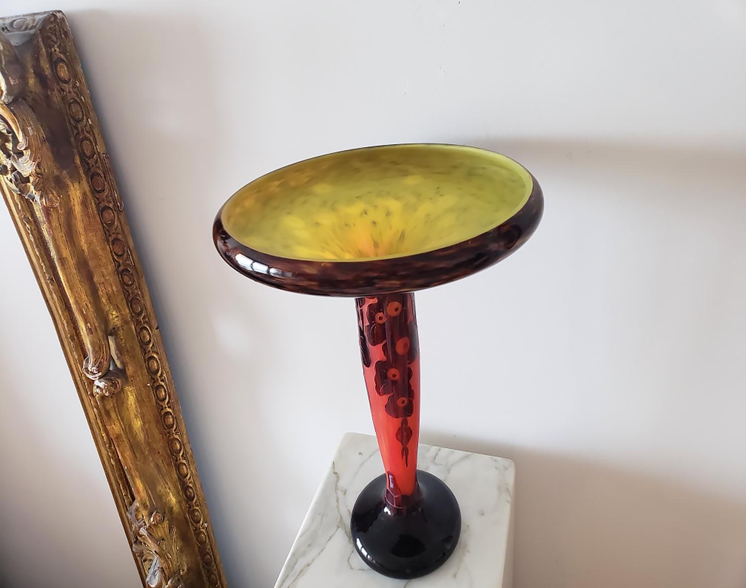 Art Déco Le Verre Francais Cameo Schneider Art Glass en vente 11