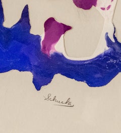 Signed Charles Schucker Abstract