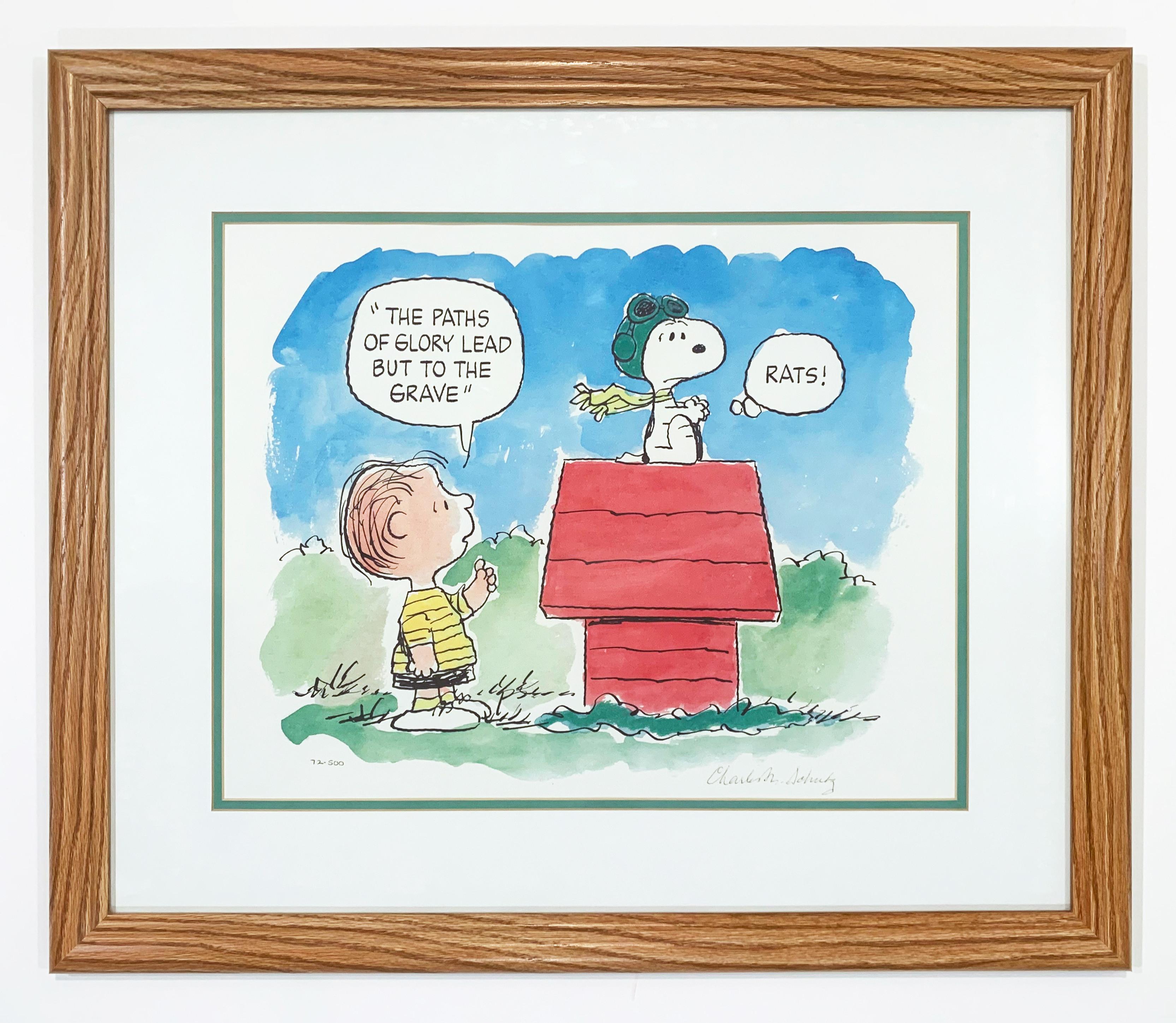 The Flying Ace - Print by Charles Schulz