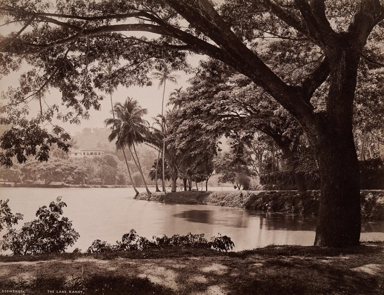 Charles Scowen Landscape Photograph - The Lake Kandy, 1880
