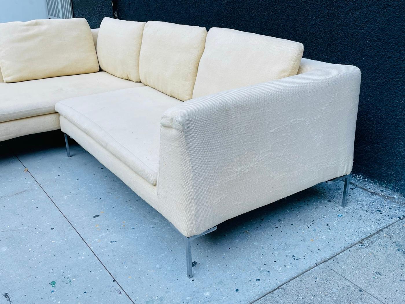 Charles Sectional Sofa by Antonio Citterio for B&B Italia. For Sale 3