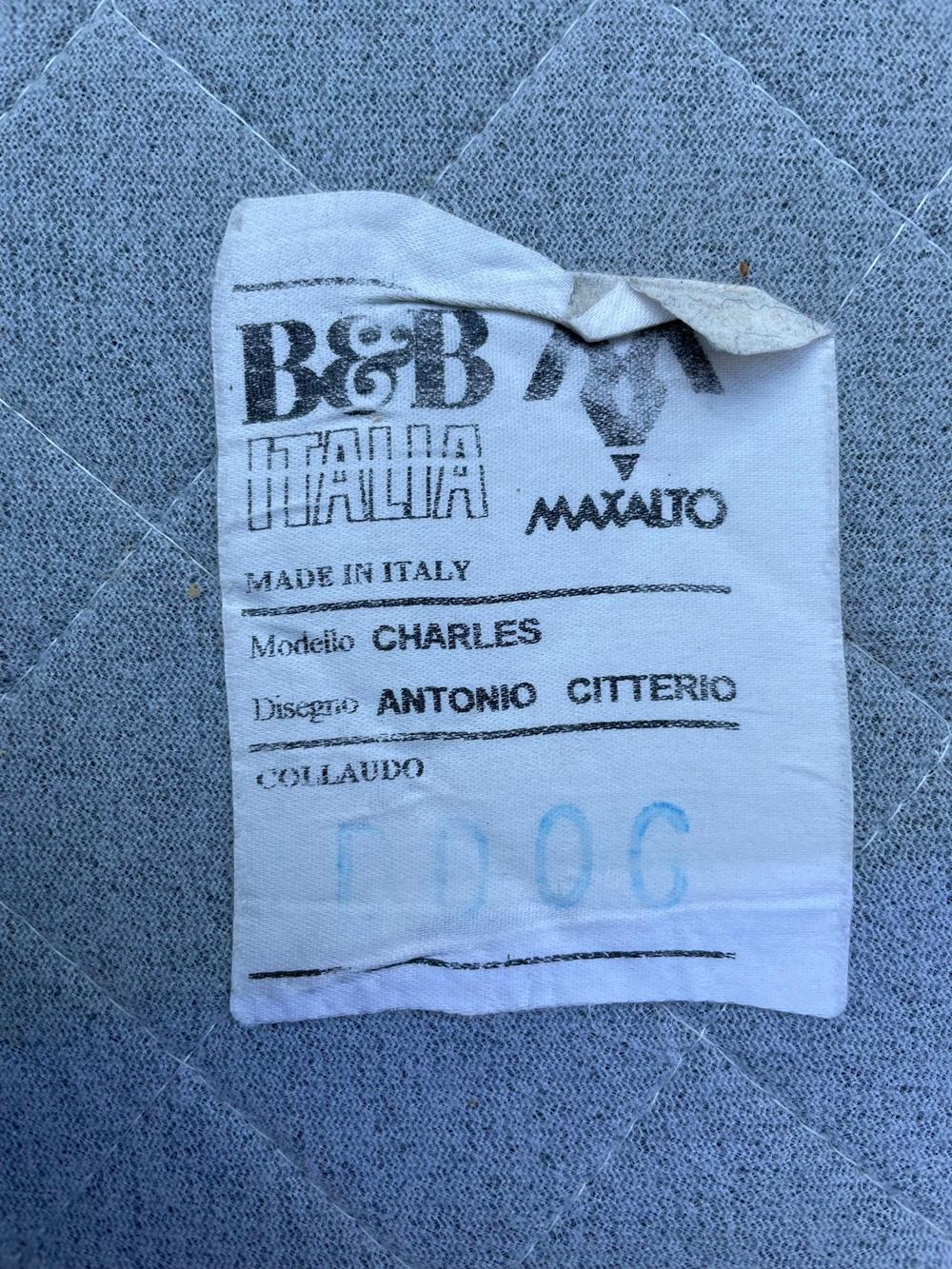 Canapé sectionnel Charles par Antonio Citterio pour B&B Italia. en vente 9