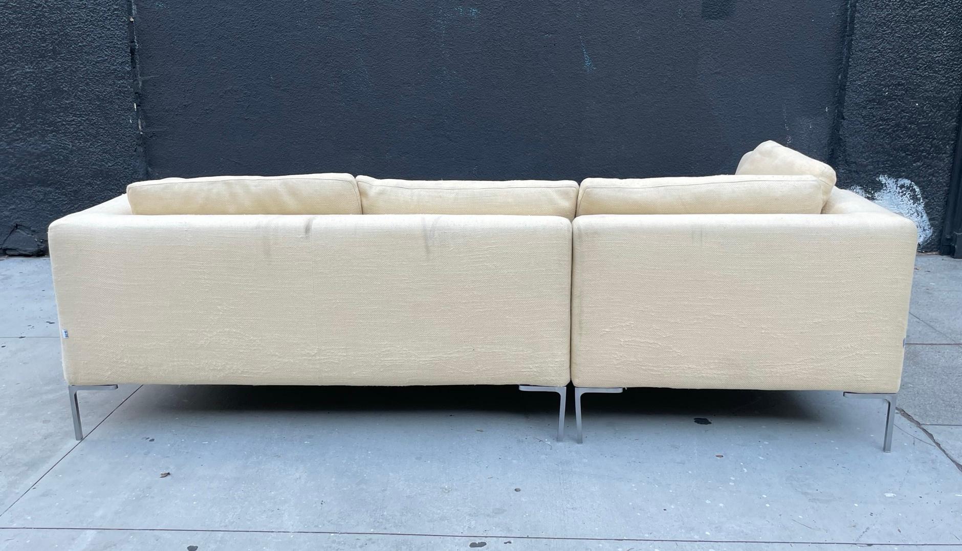 Charles Sectional Sofa by Antonio Citterio for B&B Italia. For Sale 1