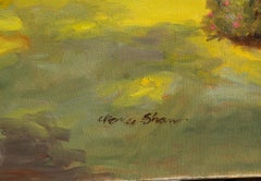 "Family Celebration" cheerful and energetic summer party scene at rural estate