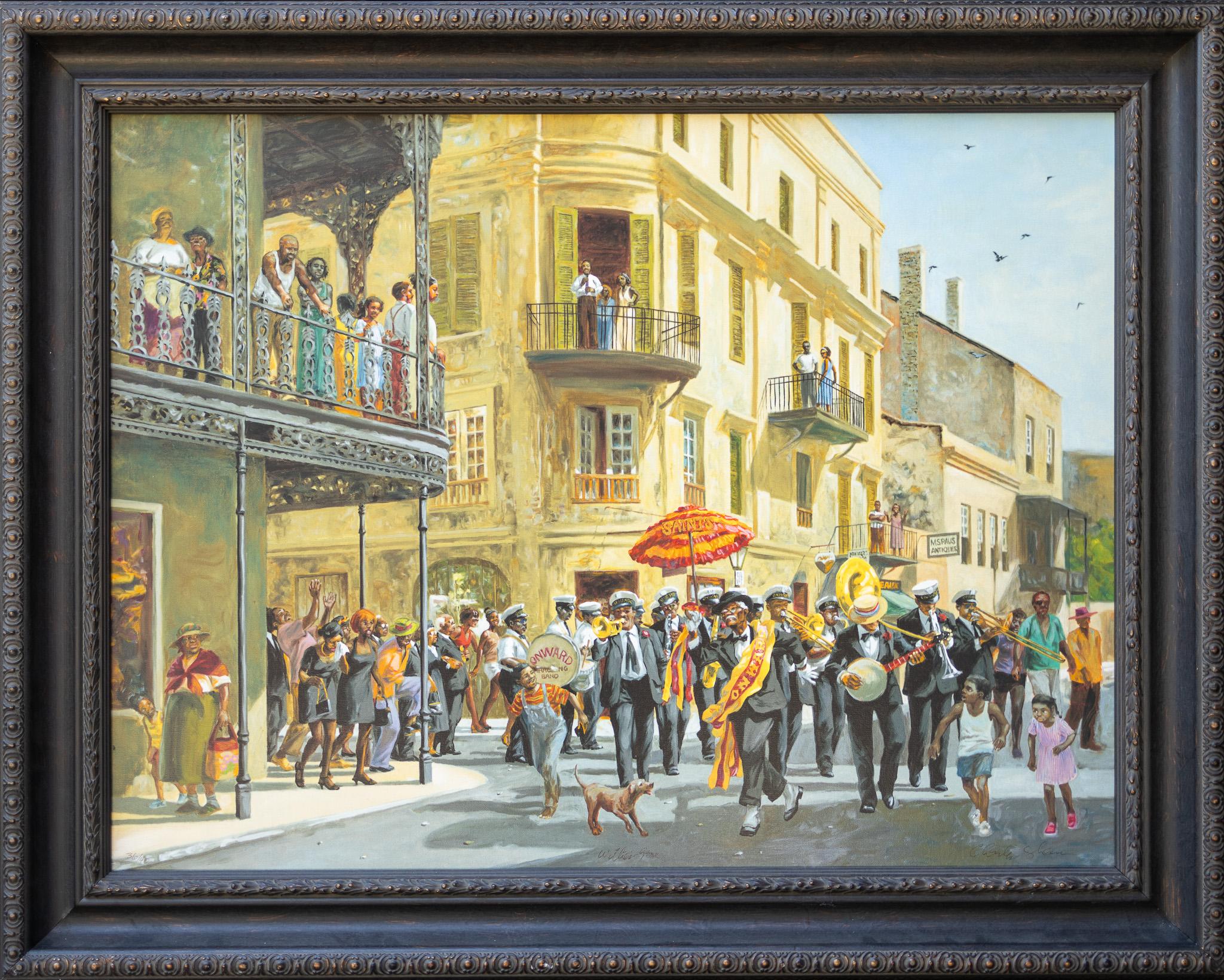 „Willie's Gone Home“ – Print von Charles Shaw