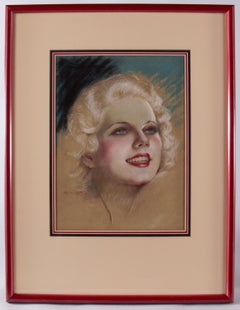 Vintage Portrait of Jean Harlow