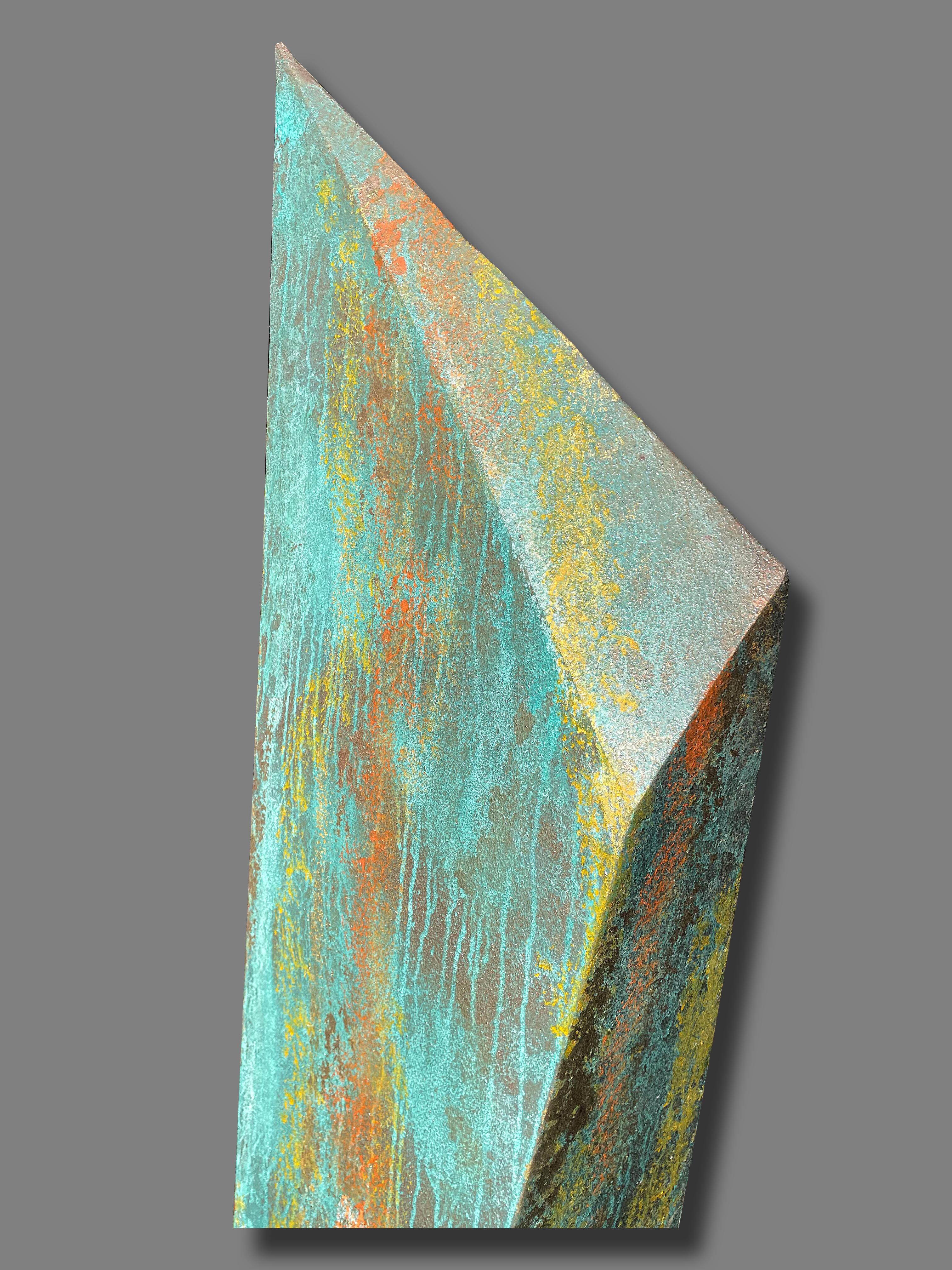 Ancient Flight - Gray Abstract Sculpture by Charles Sherman
