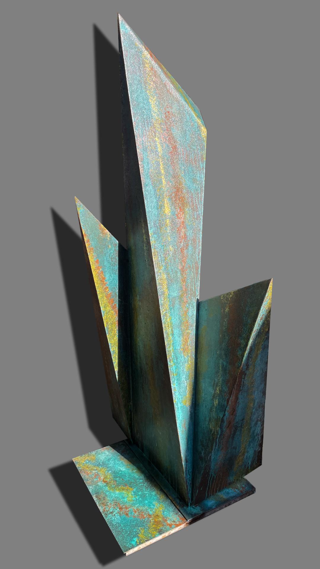 Charles Sherman Abstract Sculpture – Antike Flucht