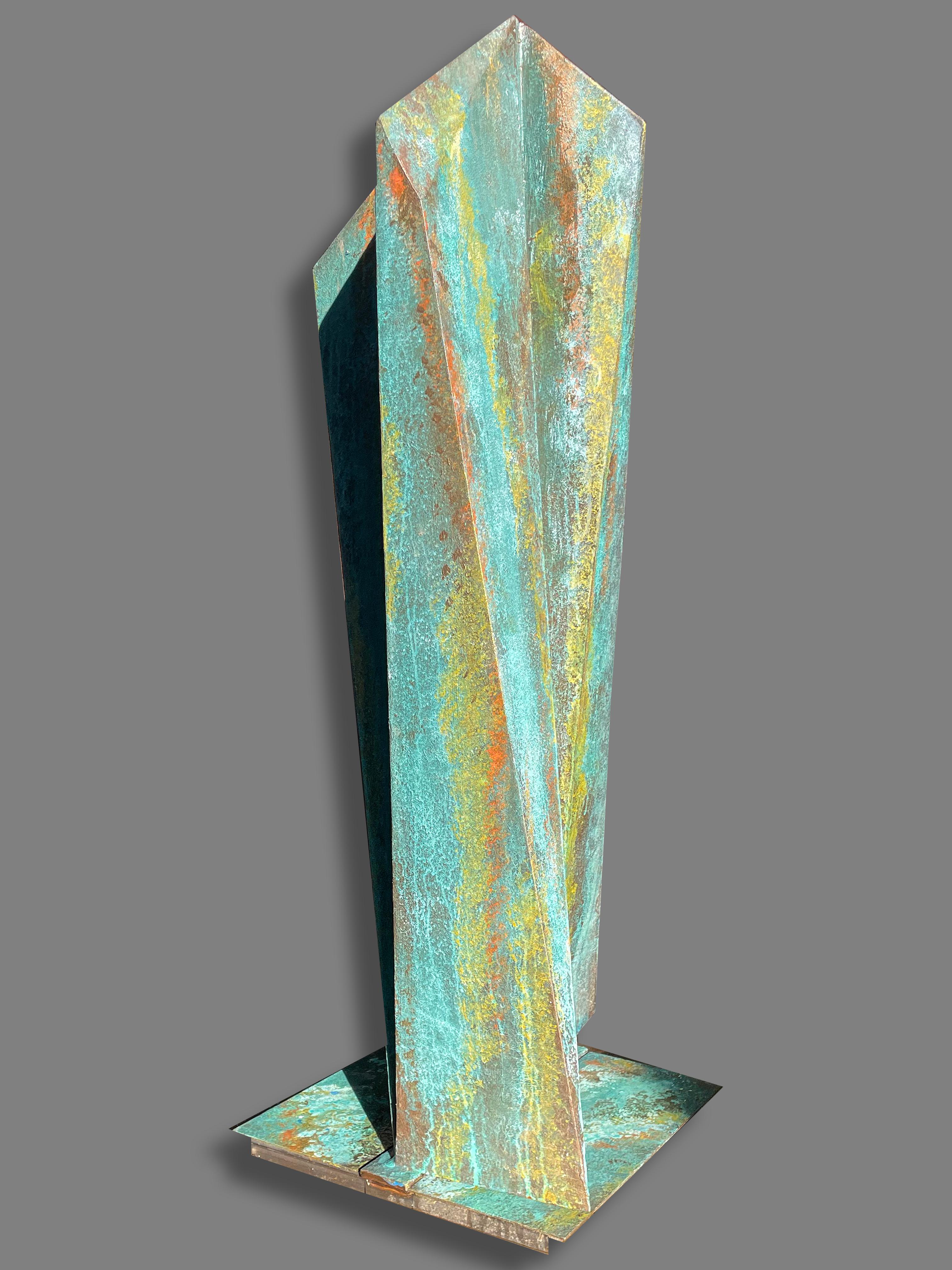Sentinelle fulgurante - Sculpture de Charles Sherman