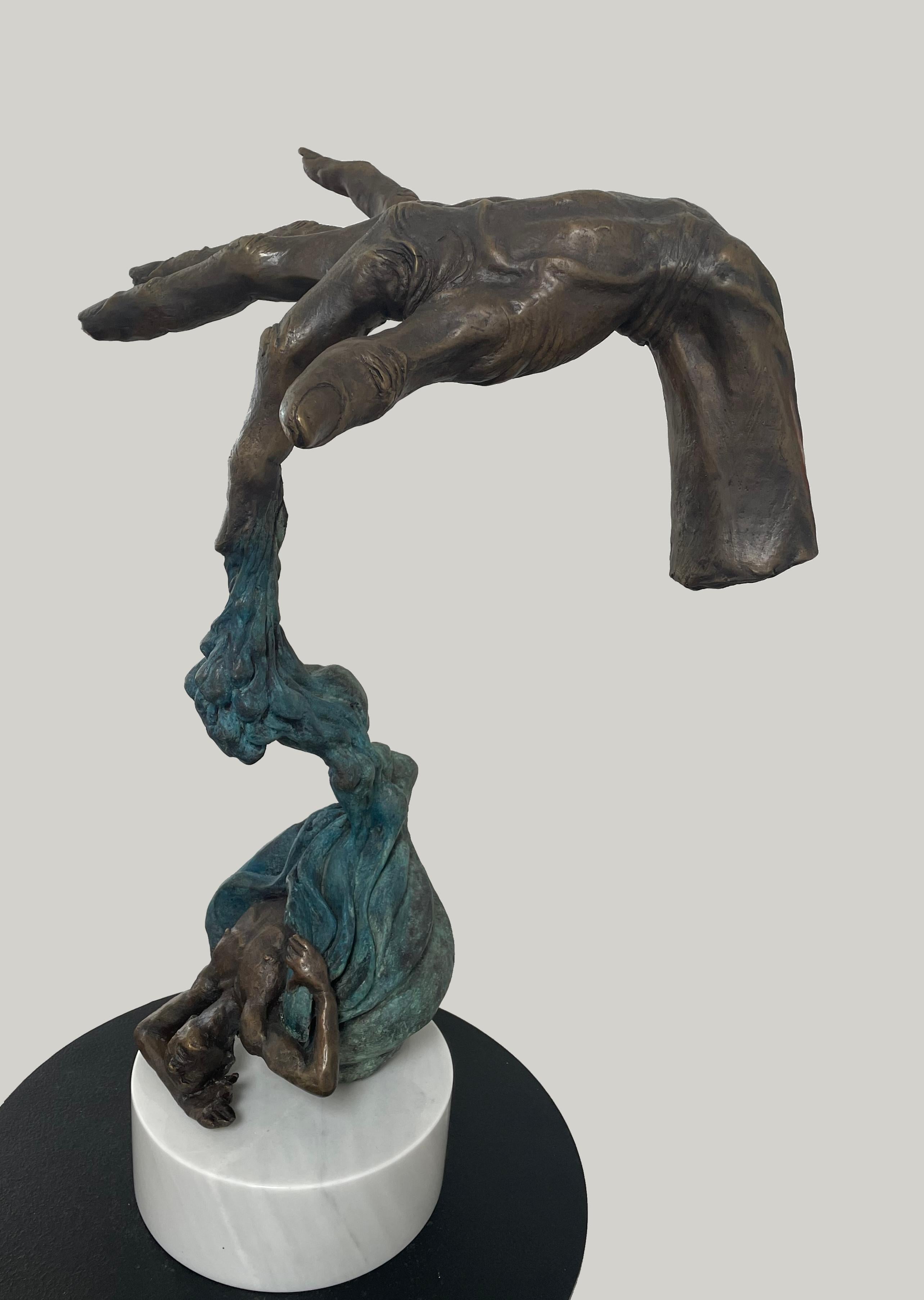 Charles Sherman Abstract Sculpture - The Hand of Creation