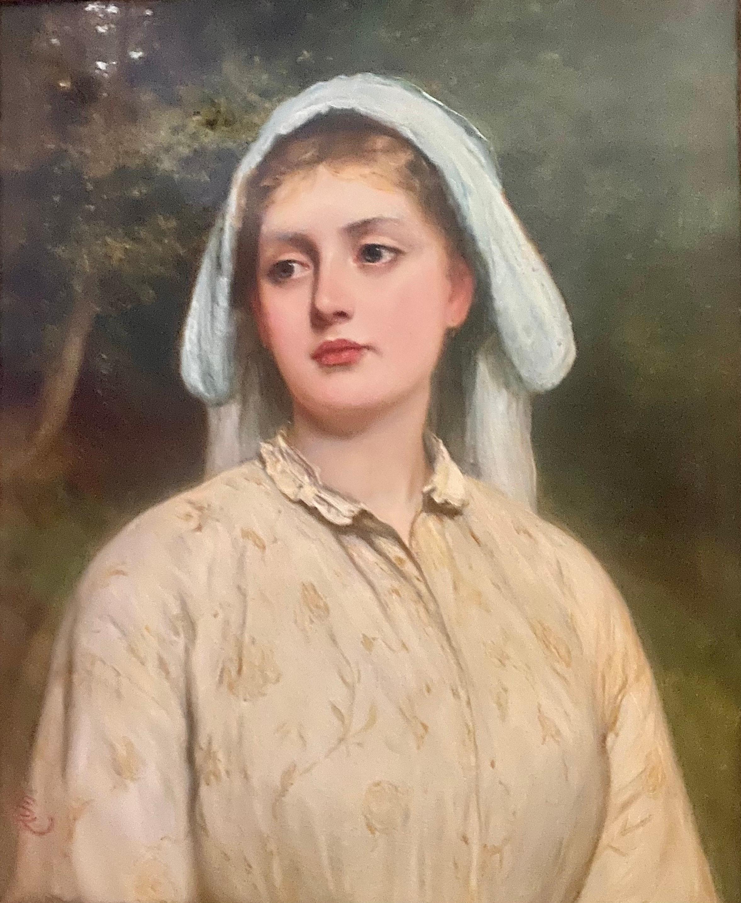 Charles Sillem Lidderdale (British, 1831–1895). 
There are 10 paintings by this artist in the British National Art Collection. Painting - 
A good size measuring 70 cm x 60 cm Frame  and Painting 52 cm x 45 cm .
A superb example of the work of