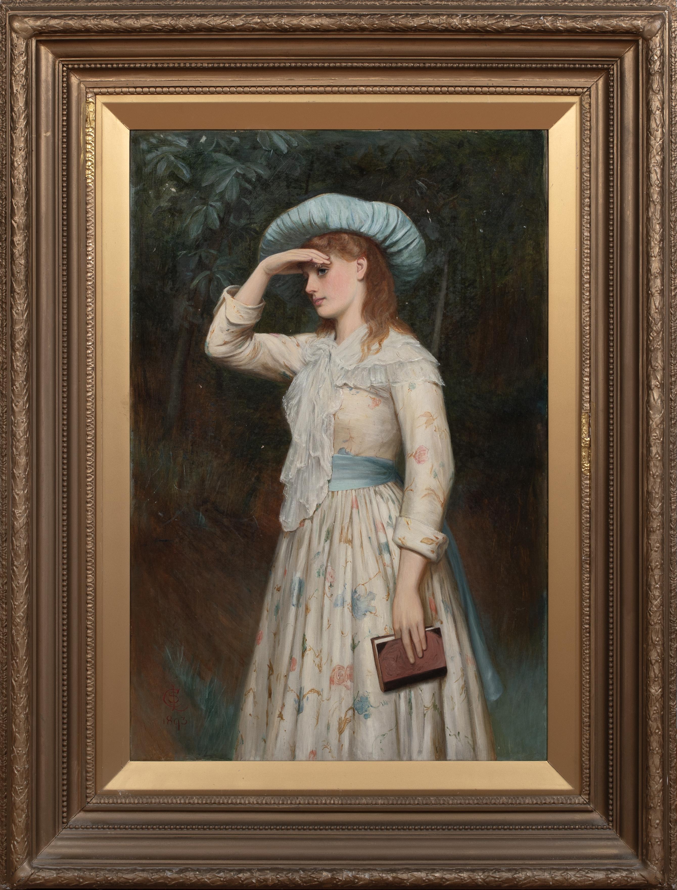 Charles Sillem Lidderdale  Portrait Painting – Das Stelldichein, 19. Jahrhundert  von Charles Sillem LIDDERDALE (1831-1895)