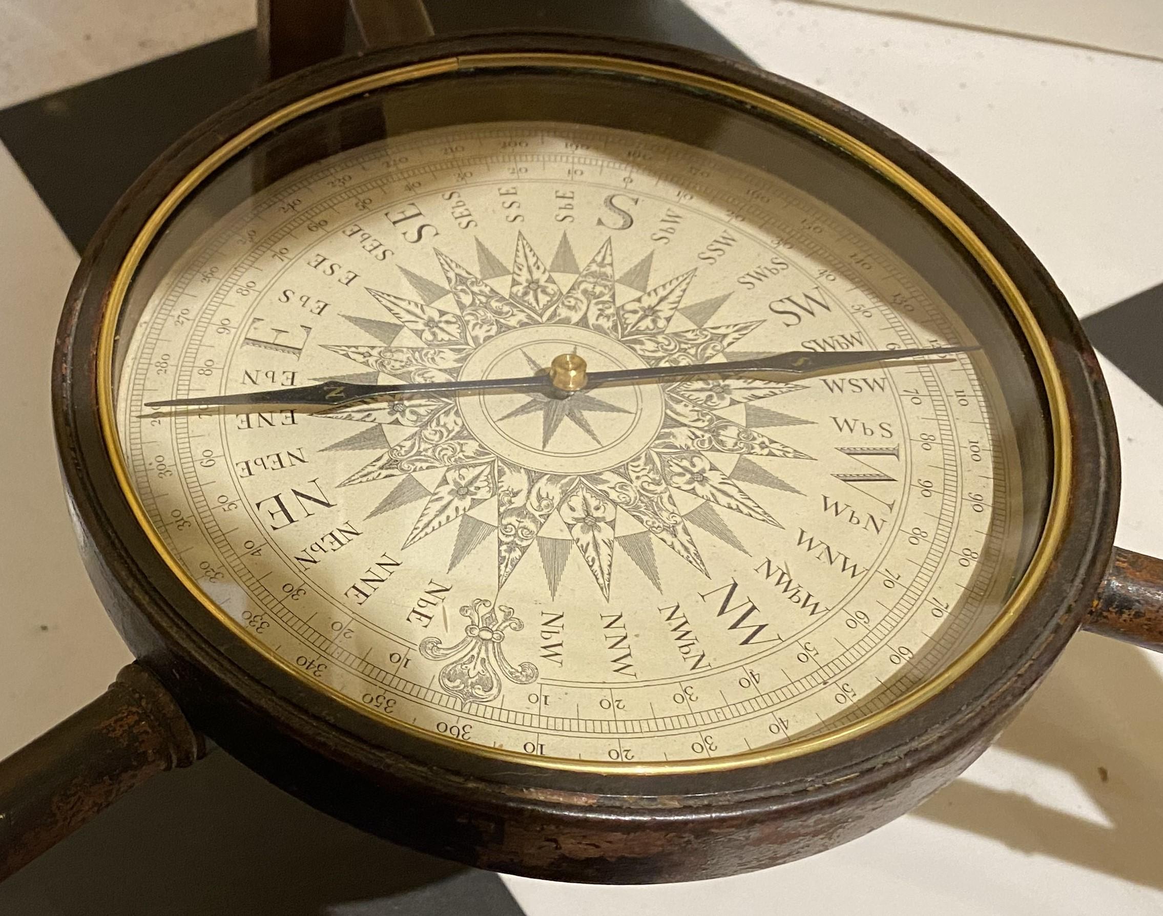 Charles Smith & Son 18 Zoll Erdglobus auf Stand mit Kompass ca. 1845-48 im Angebot 8