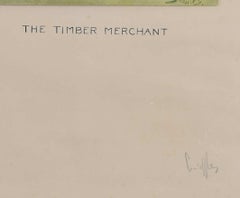 Snaffles: 'The Timber Merchant' 1930s lithograph signed in pencil
