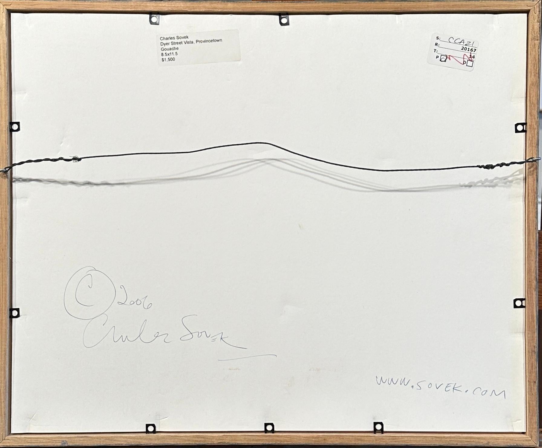 Pittore americano, Charles Sovek - Gouache 