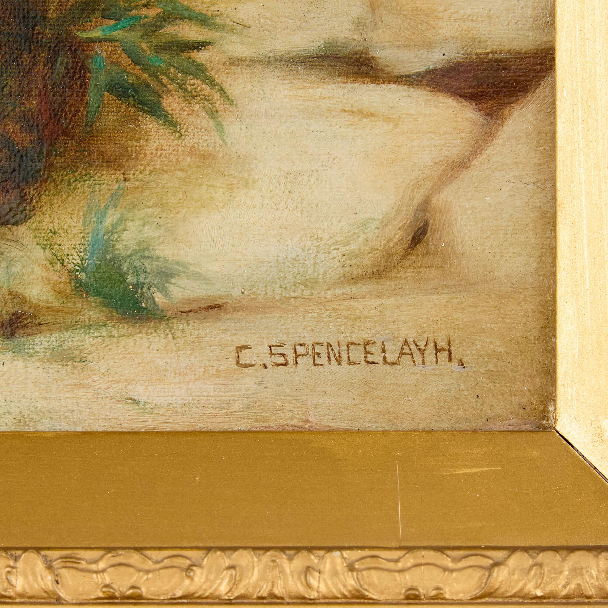 Große antike englische viktorianische figurative Ölgemälde Charles Spencelayh im Angebot 4