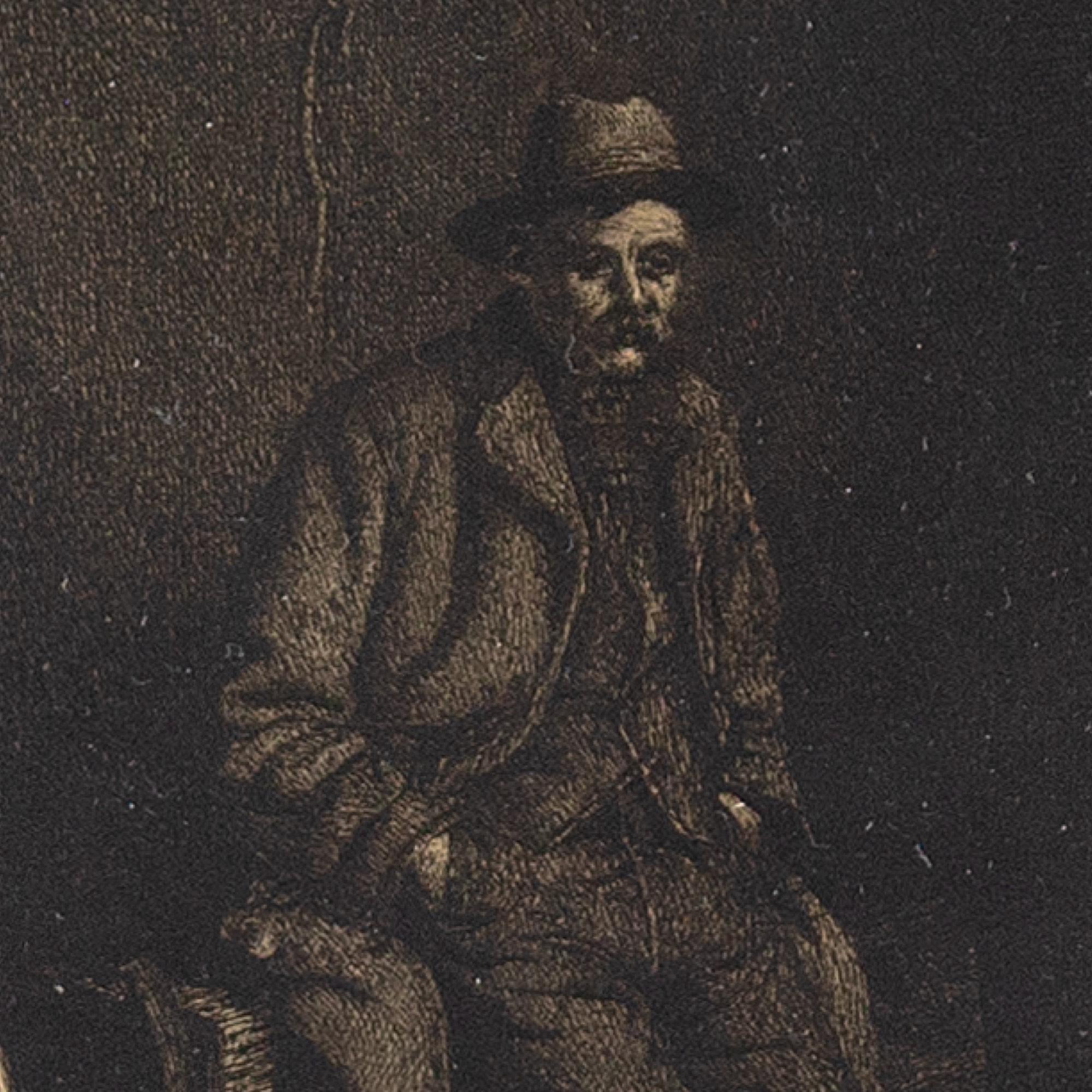 Charles Spencelayh, No Assets, Etching 5