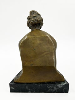 “Charles Stewart Rolls” Bronze Sculpture by Lorenzini, circa 1907