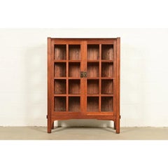 Charles Stickley - Mobile libreria Mission Arts & Crafts in quercia, Circa 1910